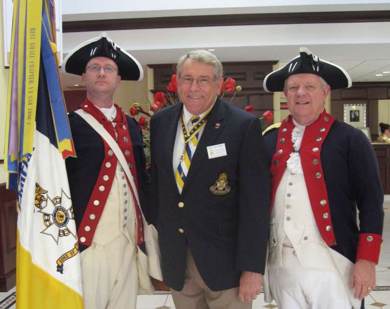 President Jack Sweeney and Guardsmen Darrin Schmidt (left) and Larry McKinley at the VASSAR Semi-Annual meeting in Winchester, Virginia.