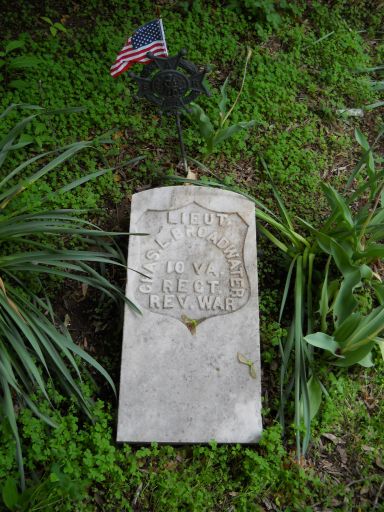 Col. Charles Broadwater Grave Marker