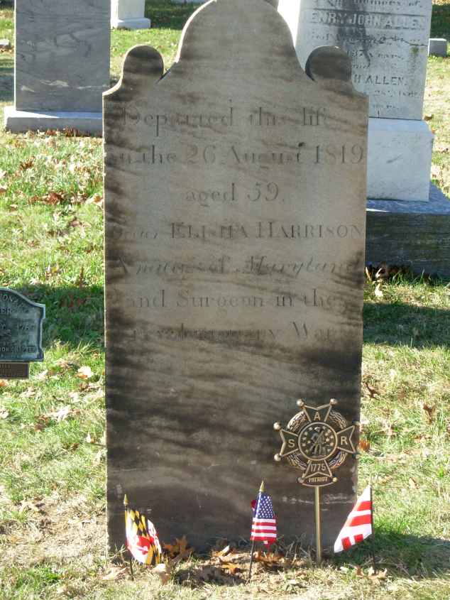 Elisha Harrison Grave Marker