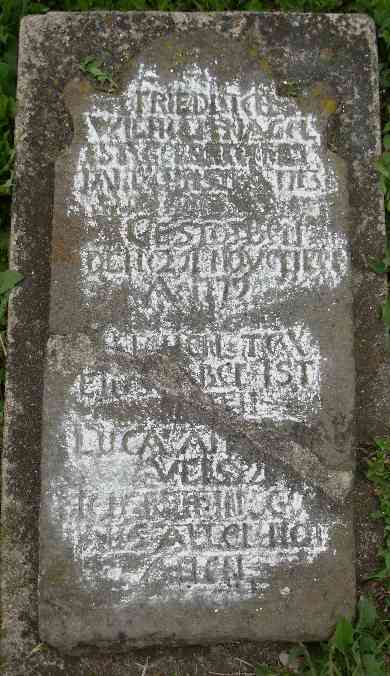 Friederich Wilhelm Nagel grave marker.
